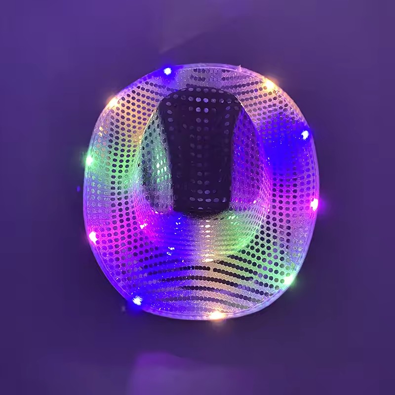 Party Hat Cone - Blinky luz LED vaquero sombrero de