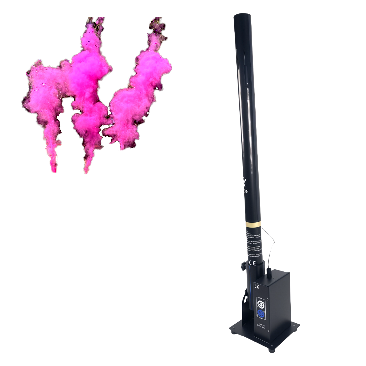 Confetti Cannon Tube - Lanzador de confeti eléctrico con control