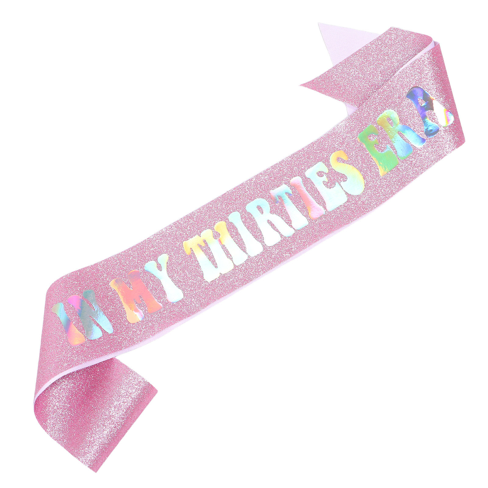 Birthday Sash Glitter - Banda de cumpleaños para mujer con