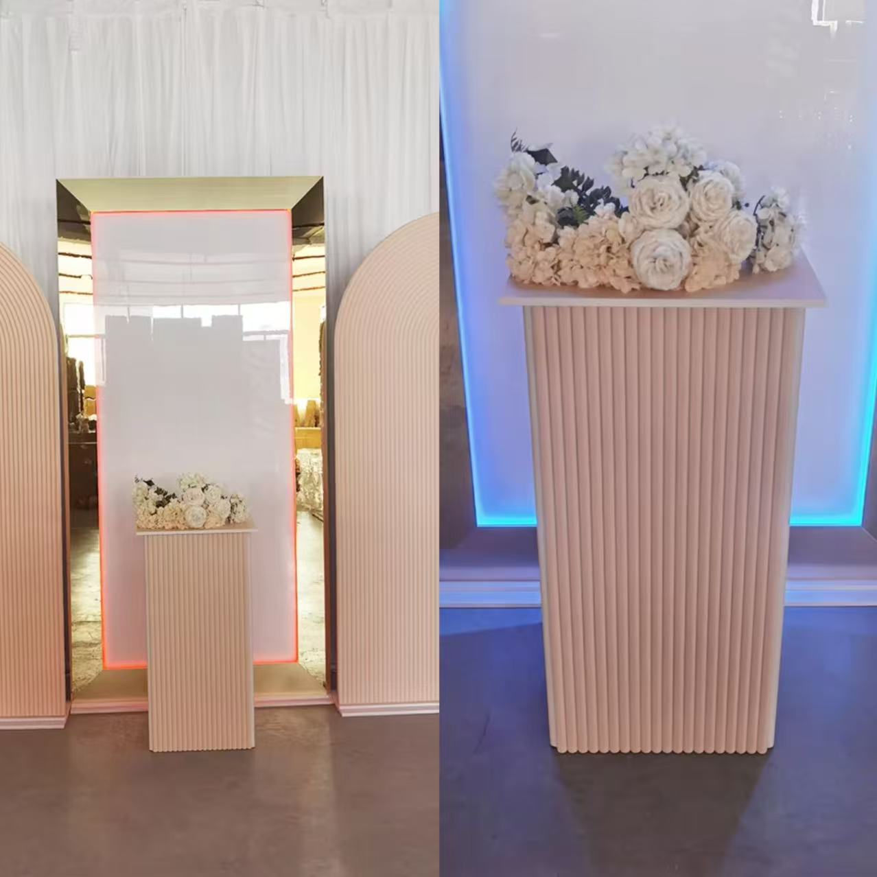 Party Event Supplier - Juego de telón de fondo iluminado