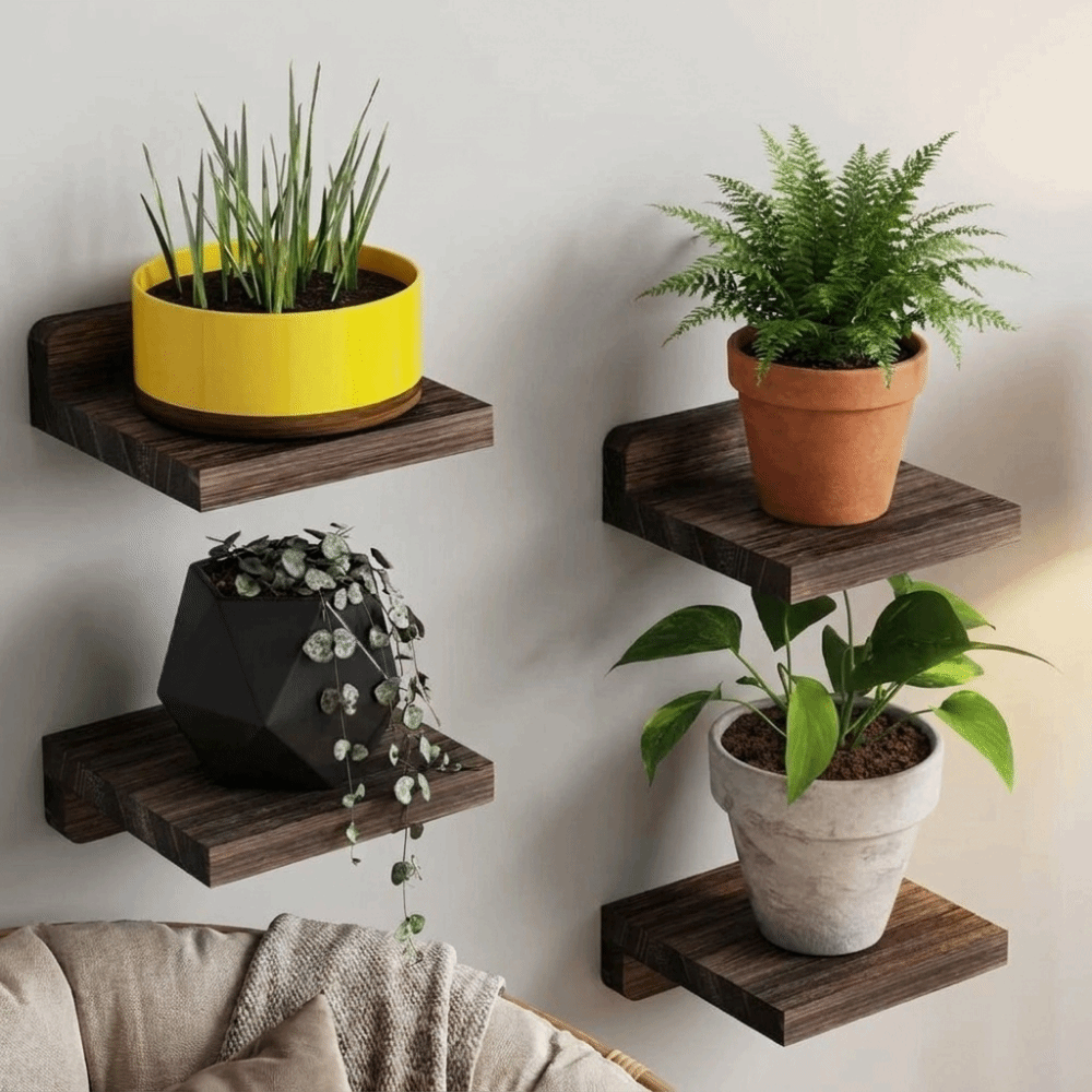 4 Estantes Flotantes Pequeños  - Flower Wall Panel reseña y precio