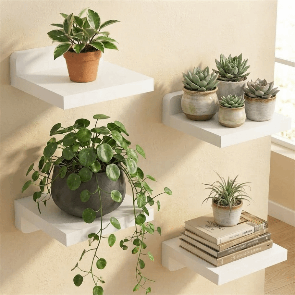 4 Estantes Flotantes Pequeños  - Flower Wall Panel reseña y precio