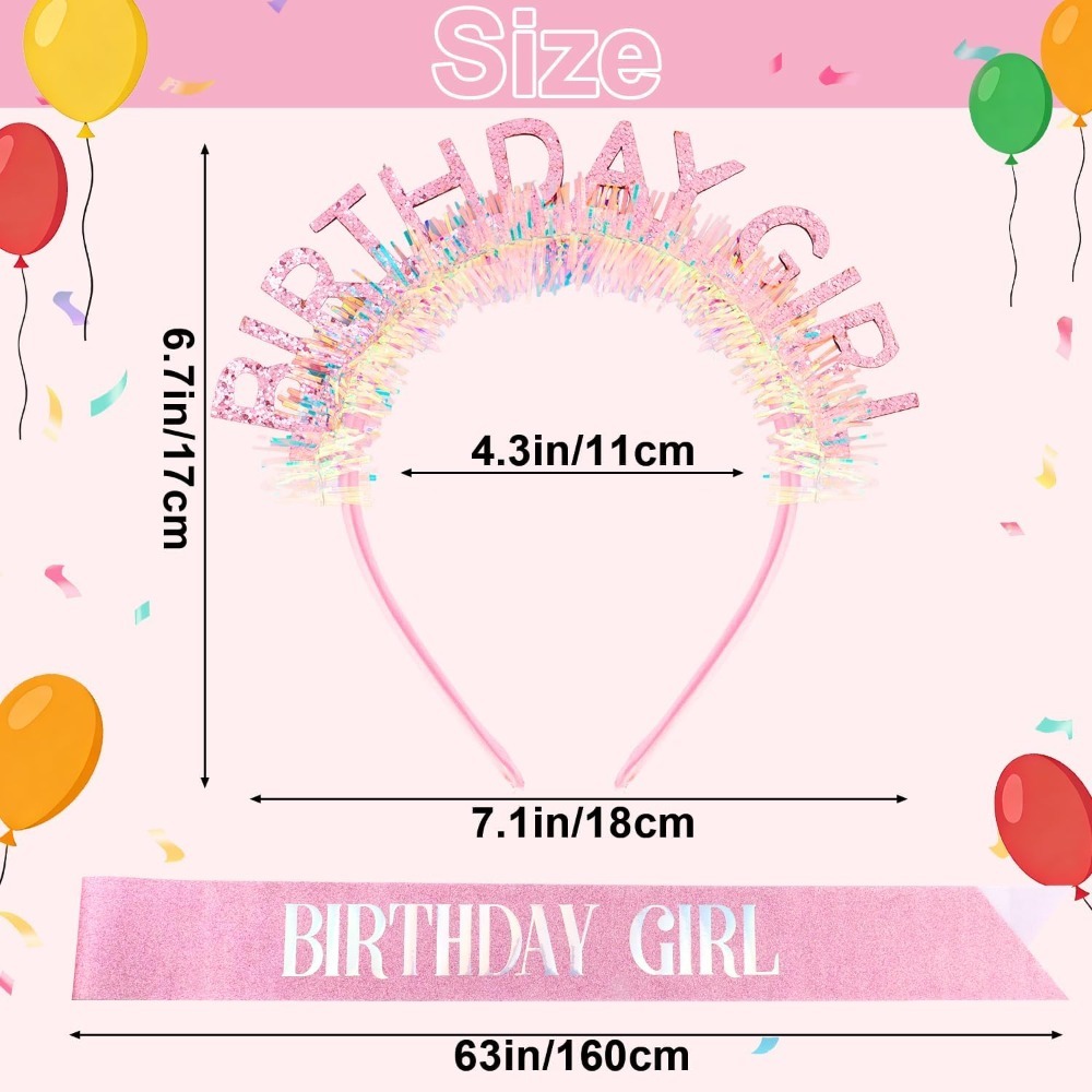 Diadema con Lentejuelas para C - Birthday Sash Glitter reseña y precio