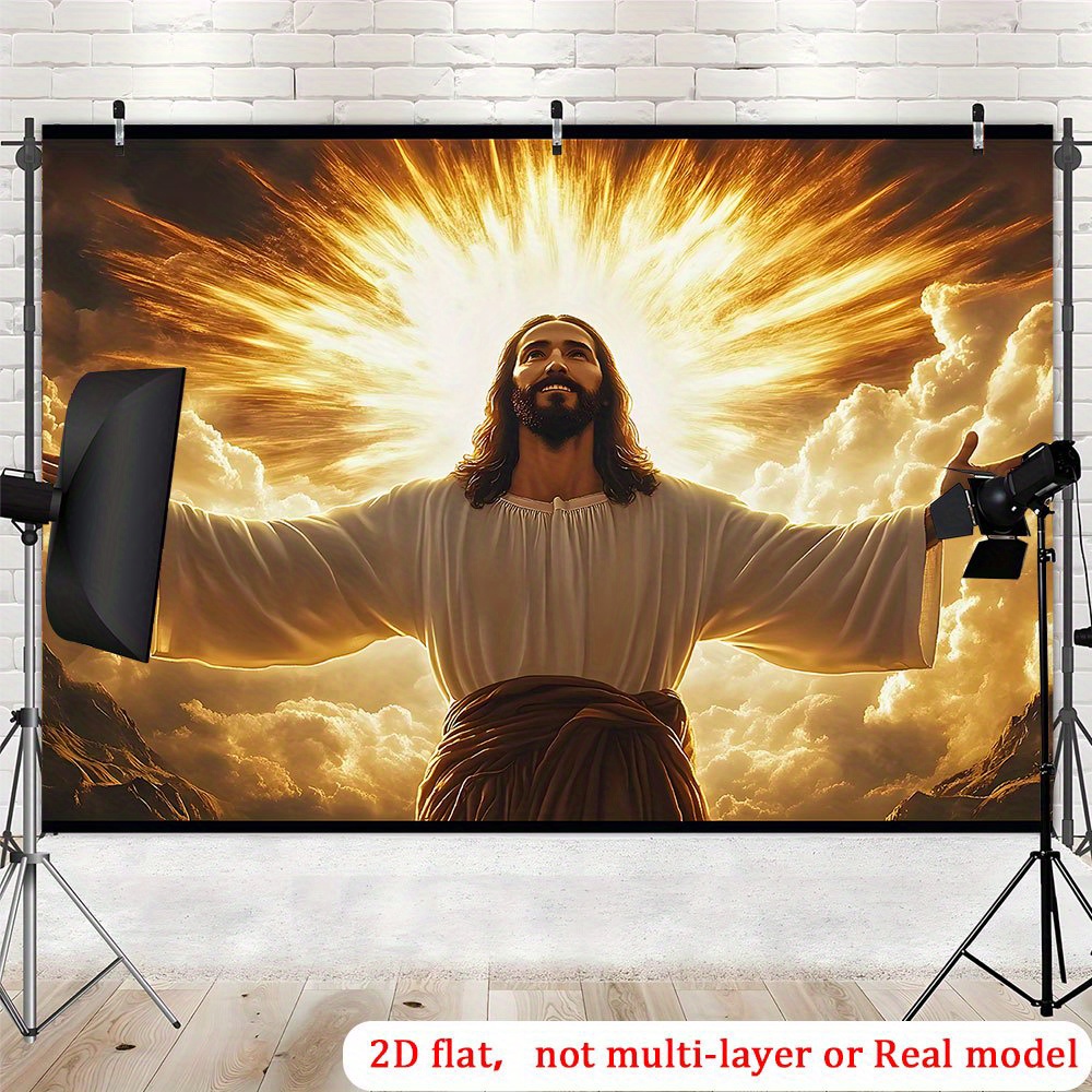 1 pieza, pancarta religiosa de - Party Banner Gold reseña y precio