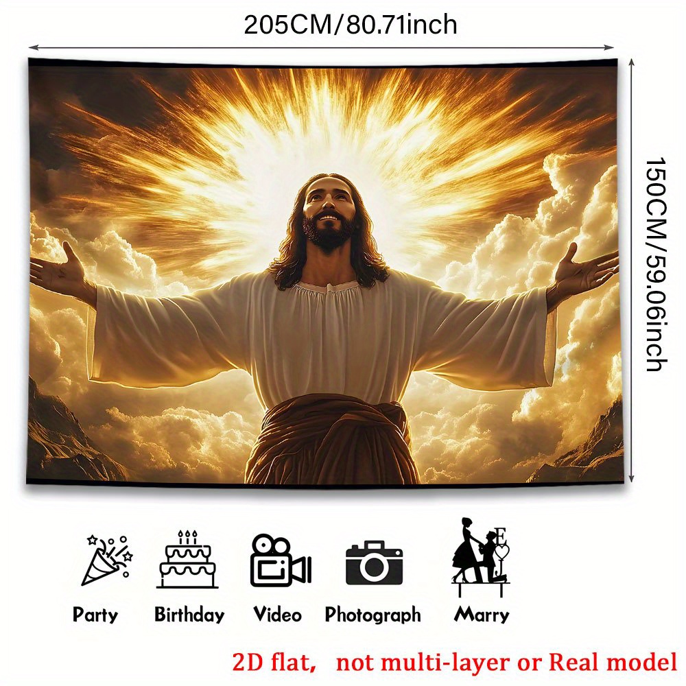 1 pieza, pancarta religiosa de - Party Banner Gold reseña y precio