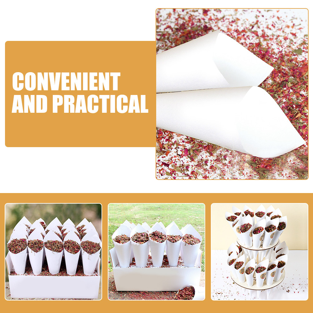 60 Conos de Papel Kraft para C - Papercraft Supply Confetti reseña y precio
