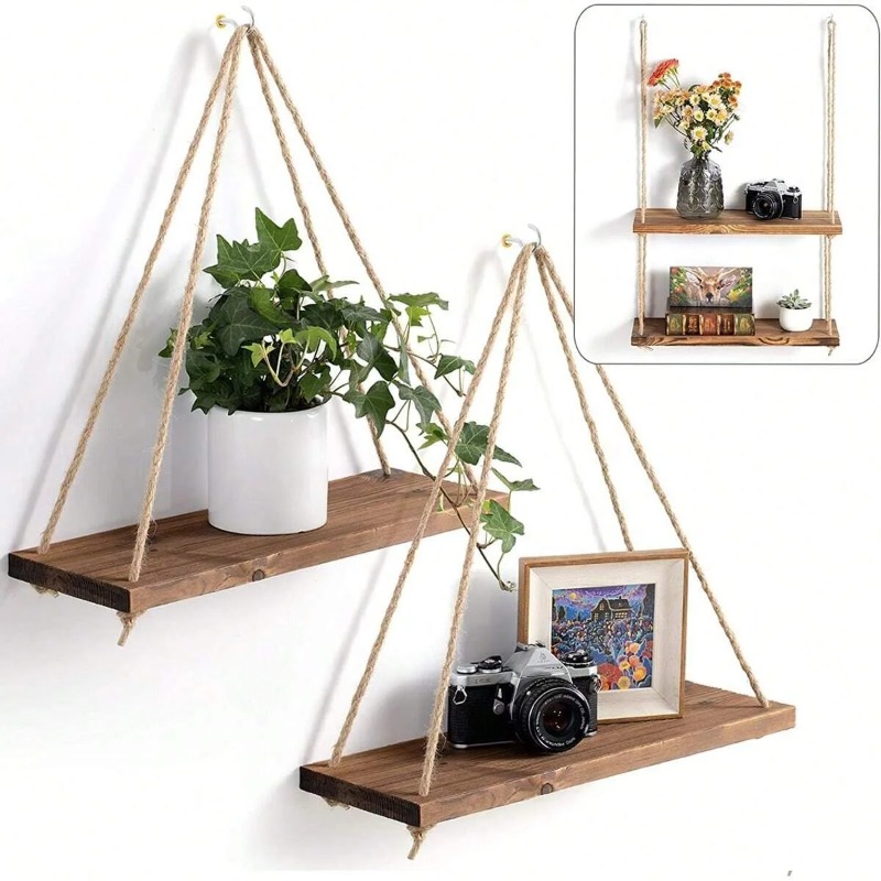 Columpio de madera colgante, c - Flower Wall Panel reseña y precio