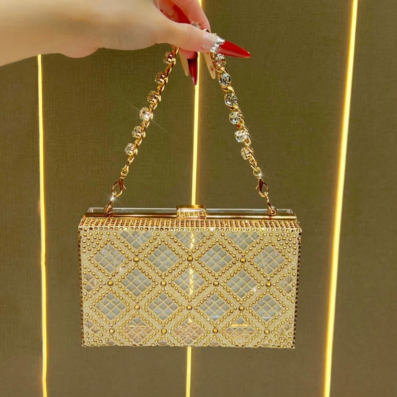 Elegante Bolso de Mano Rígido  - Event Party Box reseña y precio